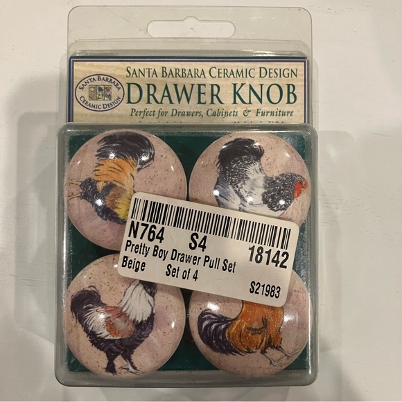 SB Ceramic Design | Set 4 Chicken Knobs - Picture 10 of 10